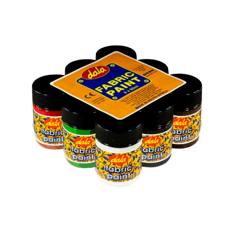 Fabric Paint 9 x 50ml Set